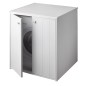 Armoire étanche pour lave-linge XXL avec portes magnétiques 77x71x94H cm Armoire étanche pour lave-linge XXL avec portes magnétiques 77x71x94H cm