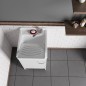 Lavabo en PVC blanc avec bonde autonettoyante et vidange 45x50x85H cm Lavabo en PVC blanc avec bonde autonettoyante et vidange 45x50x85H cm