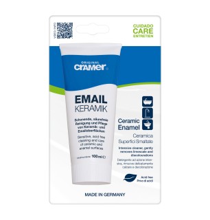 Nettoyant en pâte Cramer pour l'émail et la céramique - 100 ml respectueux de l'environnement