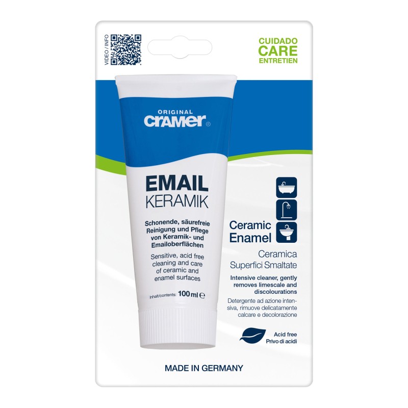 Nettoyant écologique en pâte pour surfaces émaillées 100 ml - Cramer Nettoyant écologique en pâte pour surfaces émaillées 100 ml - Cramer