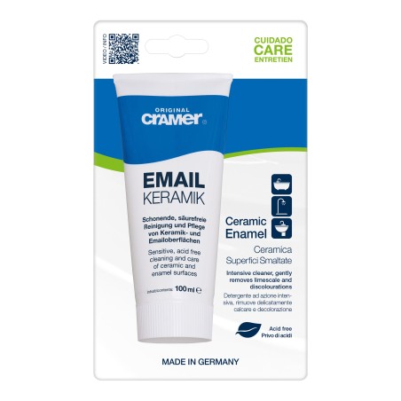 Nettoyant en pâte Cramer pour l'émail et la céramique - 100 ml respectueux de l'environnement
