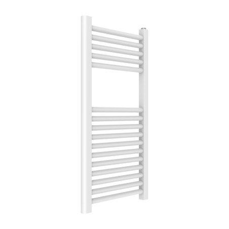 Radiateur sèche-serviettes de salle de bains blanc 112x50 cm avec connexions standard - Opy