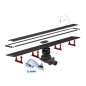 Confluo Primo Compact Line trunking - Taille : 75 cm - Couleur : Noir mat