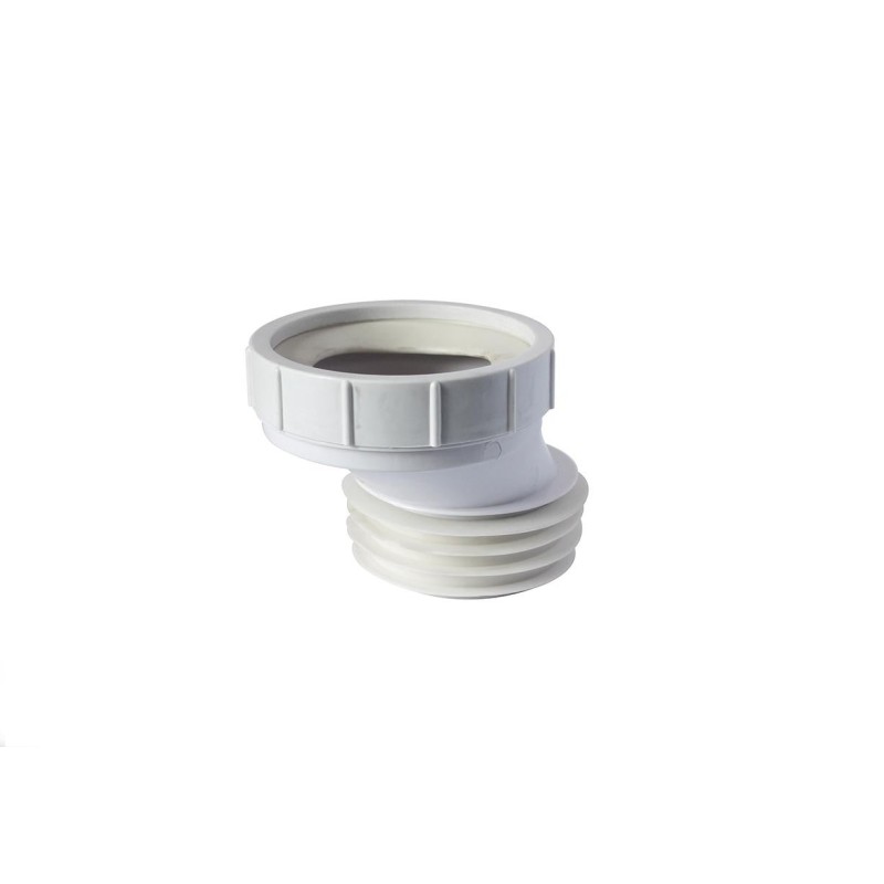 Manchon excentrique WC 4 cm rigide - raccordement précis à l'égout Manchon excentrique WC 4 cm rigide - raccordement précis à l'égout