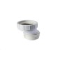 Manchon excentrique WC 4 cm rigide - raccordement précis à l'égout Manchon excentrique WC 4 cm rigide - raccordement précis à l'égout