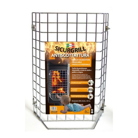 Grille de brûleur magnétique pour poêles à granulés ou à bois