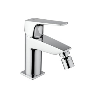 Mitigeur de bidet en laiton chromé avec vidage - Iceberg | Piralla