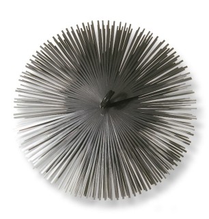 Nettoyeur de tuyaux ronds en acier inoxydable pour conduits de fumée et tuyaux Ø120 - BuyBath