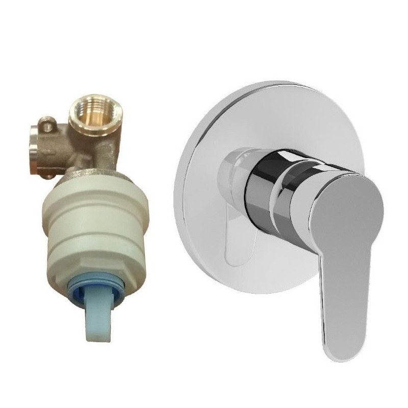 Mitigeur de douche encastré et mural Win S