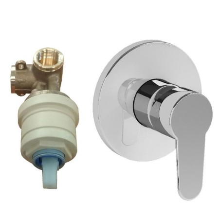 Mitigeur de douche encastré et mural Win S