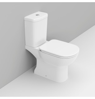 Gemma 2 WC monobloc sur pied - Ceramica Dolomite 36,5x66,5 cm