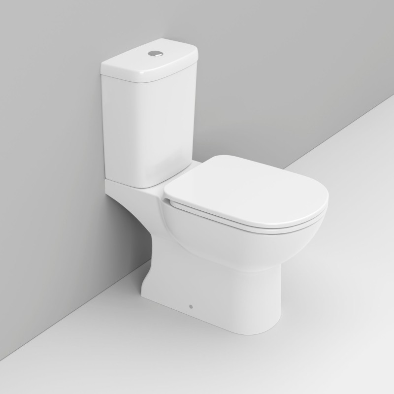WC sur pied monobloc en céramique 36,5x66,5 cm - Gemma 2 | Ceramica Dolomite WC sur pied monobloc en céramique 36,5x66,5 cm - Gemma 2 | Ceramica Dolomite