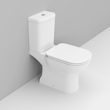 Gemma 2 WC monobloc sur pied - Ceramica Dolomite 36,5x66,5 cm