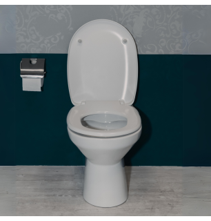 WC céramique sans rinçage blanc - Conny