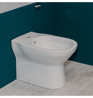 Bidet flush blanc Conny - Elégant et compact en céramique | BuyBath