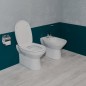 Bidet mural en céramique blanc - Conny Bidet mural en céramique blanc - Conny