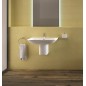 Lavabo en céramique blanche avec demi-pédestal Série Origin | Rak Ceramics Lavabo en céramique blanche avec demi-pédestal Série Origin | Rak Ceramics